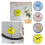 Mini horloge polyvalente précise, conception-Bois coloré 3