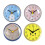 Mini horloge polyvalente précise, conception-Bois coloré 2