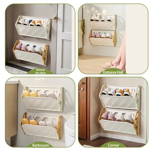 Organisateur de chaussures suspendu moderne, support-Vert 1