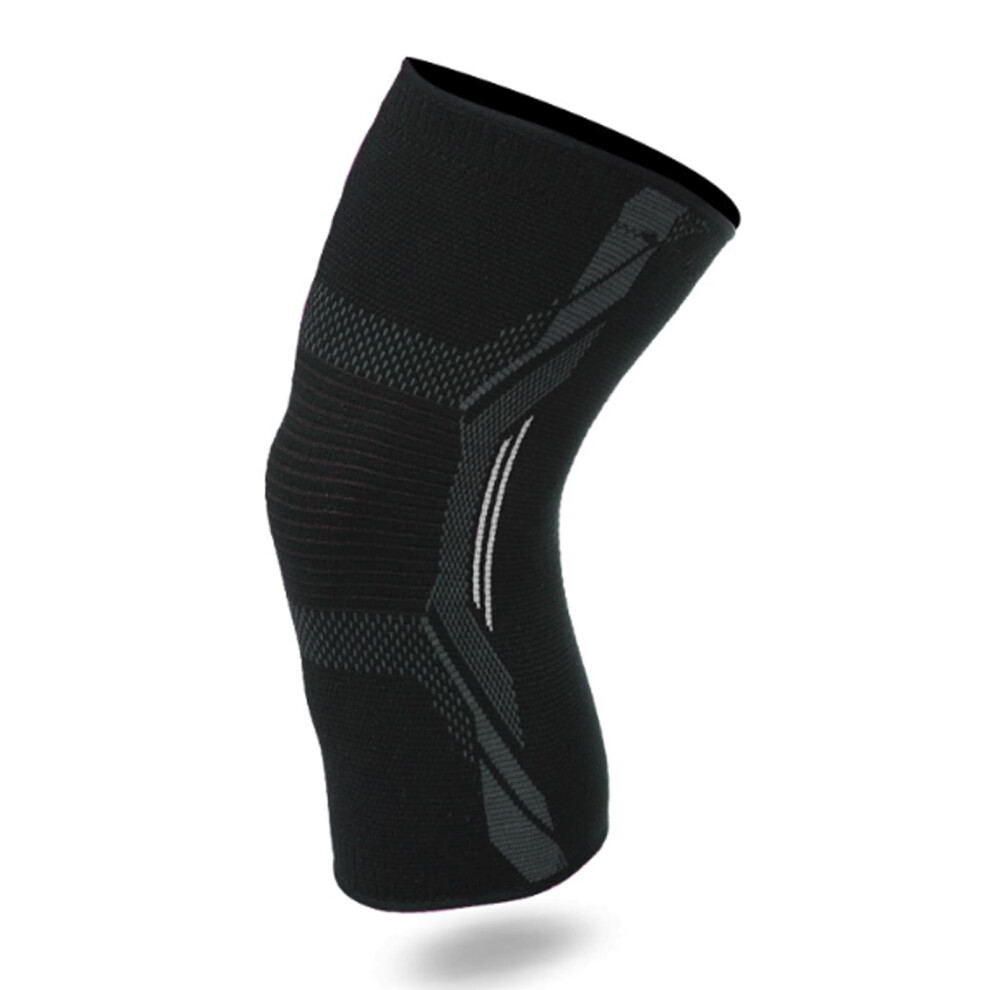 Individual Knitted Nylon Sports Knee Pads, Coldresistant, Running, Basketball, Warm Knee Pads, Riding, Xl Grey 9426802082395