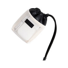 Pochette de rangement en maille respirante, pour produits-Noir