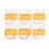 6 PCS E-Gitarrensaiten (EBGDAE) 8