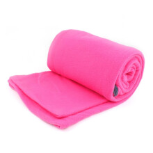 Cabin Sleeping Bag, Foldable Survival Camping Sleeping Bag, Warm Emergency Blanket, Inner Pocket, Gadget Pink