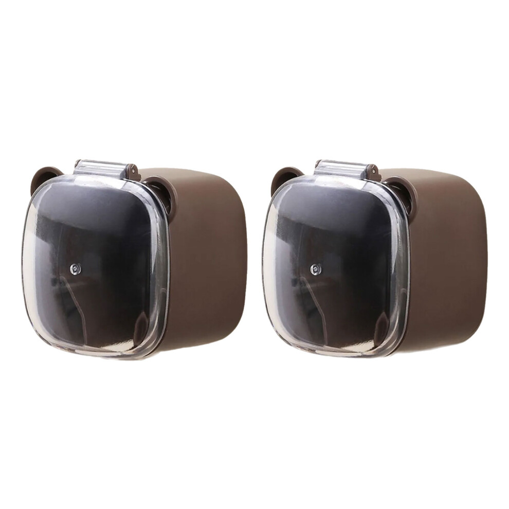 2Pcs Practical Socket Protector Guards Multifunctional-Black