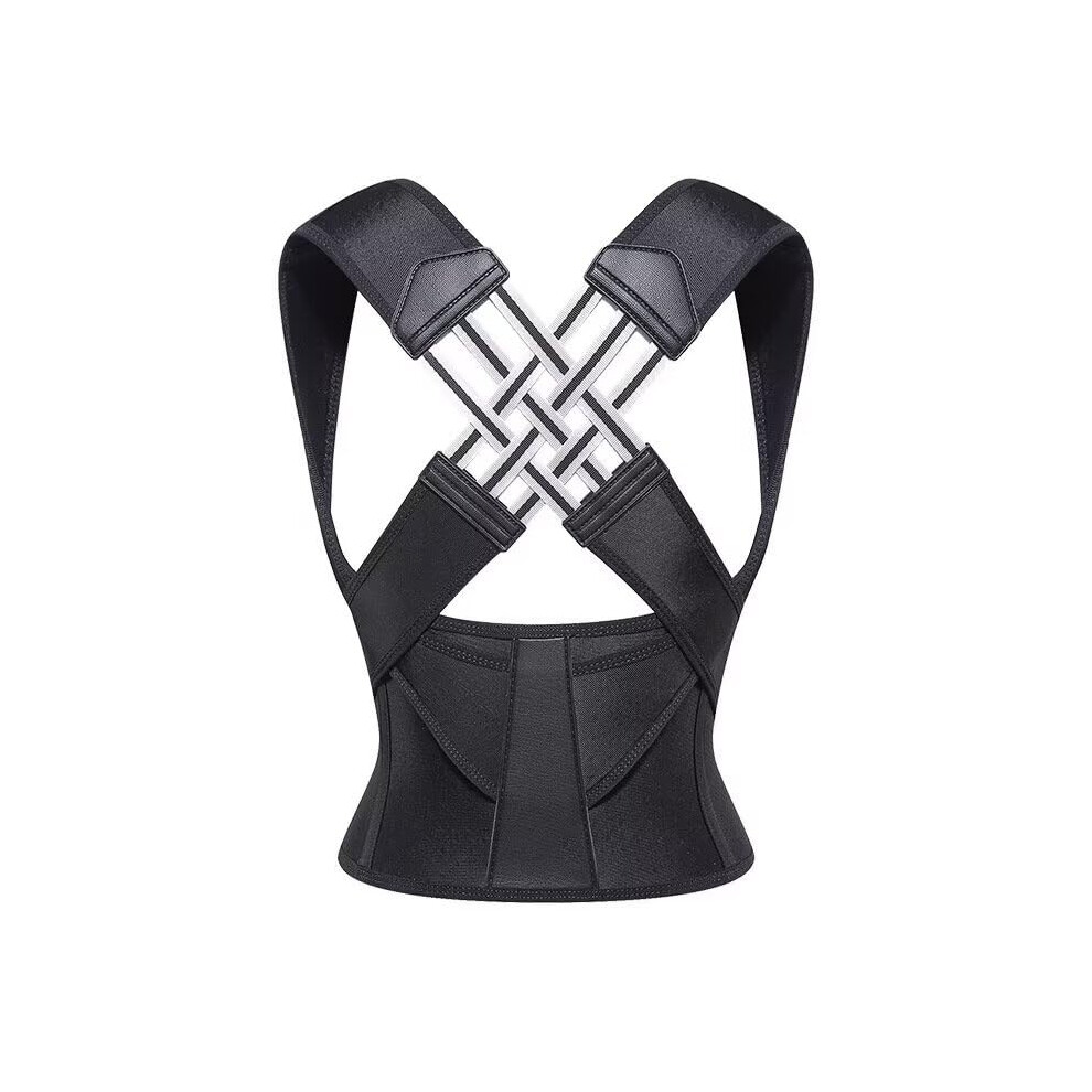 Black Back Hero Brace And Posture Corrector L