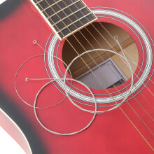 6-teiliges E-Gitarrensaiten-Set, vernickelt, mit