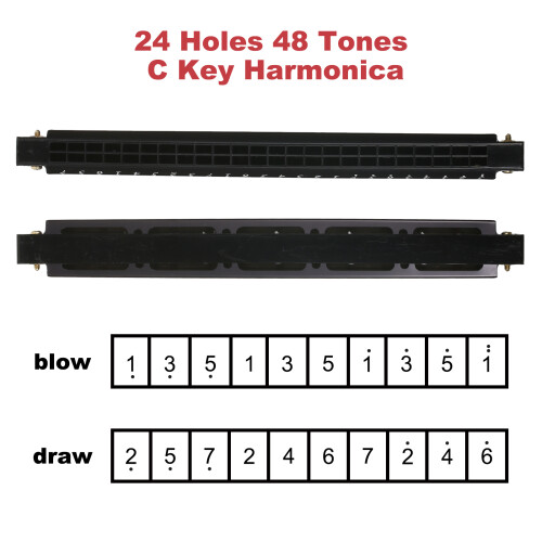 Mundharmonika, professionelle Harfe, Armonica, 2