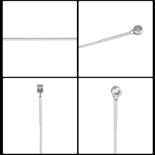 6-teiliges E-Gitarrensaiten-Set, vernickelt, mit 2
