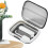 Dental retainer case, slim, odorless, alignment tray – portable denture case with braces removal tool 4