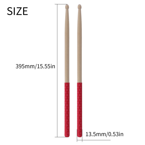 1 Paar Drumsticks 5A Anti-Rutsch-Drumsticks 2