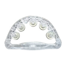Bunte LED-Handglocken, zweireihiges Handtamburin,