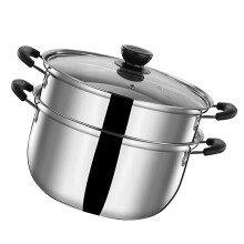 Soup Pot Stainless Steel Soup Pot Thickened Noodles Small Steamer Mini Small Pot Instant Noodles Auxiliary Food Pot Induction Cooker Gas