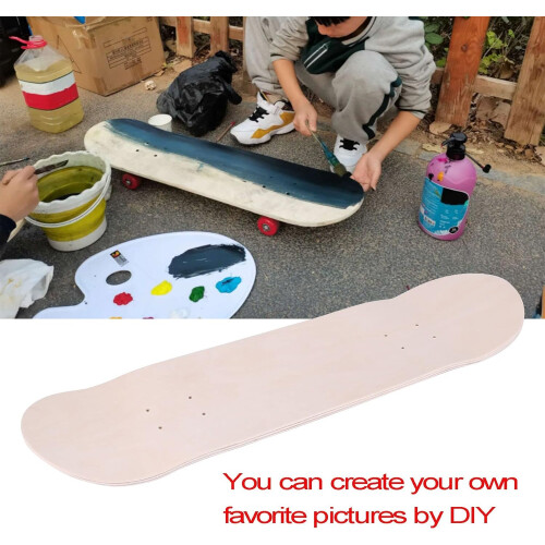 8 8 Layer Maple Blank Double Concave Skateboards Natural Skate Deck Board Skateboards Table Maple Ref: 1669 1