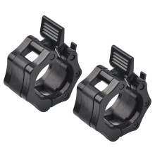 1 Pair Black Sports Dumbbell Clamp Quick Release 25mm Barbell Bar Dumbbell Bar Quick Release Secure Lock