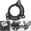 For ISCG chain guide conversion mount for bottom bracket, heattreated aluminum alloy, black 2