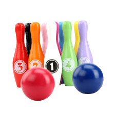 Colourful Bowling Set for Interactive Skittles Game for Indoor and Outdoor Fun