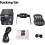 Party Lights, DJ Disco Light USB Rechargeable RGB LED Strobe (USB Plugin) Black 3