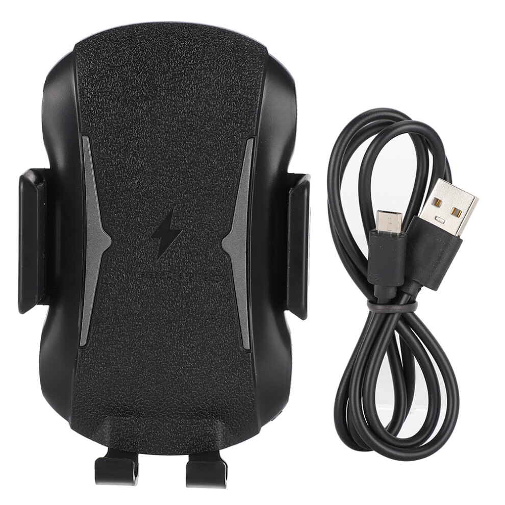 Wireless Charging Car Mount Fast Charging Motorized Clamp Infrared Sensor Lock Qi Enabled Phones Universal Charger For Air Vent Dashboard Windshield ( 9486358079997