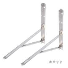 Steunbeugel voor airconditioner (buitenunit), sterke wandmontagebeugel met schok- en geluidsdemping, roestvrij staal.