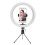 Selfie Ring Light with Tripod Stand Dimmable LED Ring Light for iPhone Android YouTube Makeup Live Streaming - Color Modes Stepless Dimming Brightness 5