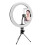Selfie Ring Light with Tripod Stand Dimmable LED Ring Light for iPhone Android YouTube Makeup Live Streaming - Color Modes Stepless Dimming Brightness 6