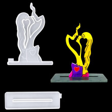 Decoração romântica para casa, moldes de resina para joias, ideais para criar ornamentos criativos DIY, uma ótima opção para iniciantes com