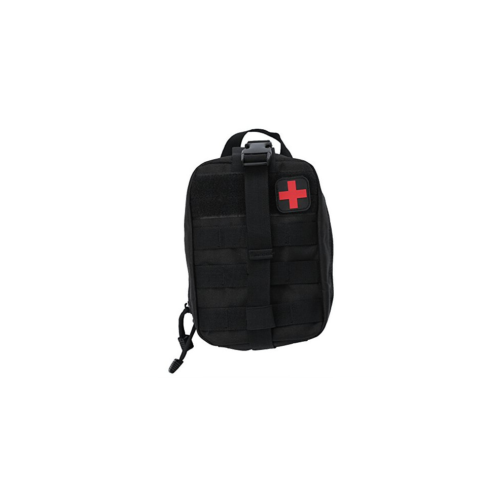 Black First Aid Bag, Outdoor Medical Emergency Bag Climbing Emergency Bag For Outdoor Climbing Hiking Camping