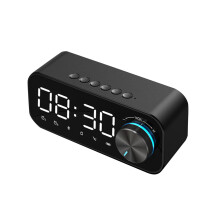 Bluetooth reproduktor se zrcadlovým LED displejem, digitální budík pro děti, funkce duálního budíku, snadné připojení zařízení,