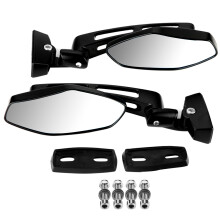 Oglinzi sport Mini Racing pentru motociclete cu finisaj negru lucios și design de lux 4Motociclete de înaltă performanță, cu oglindă