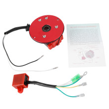 Aftermarket vervangende ontstekingsset, 5-pins CDI met spanningsregelaar en relais, bougiekabelboom, duurzame bobine voor crossmotor, go-kart en ATV