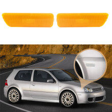Parkblinker, 4 vorne, Fahrer- und Beifahrerseite, Reflektor-Positionsleuchteneinheit, bernsteinfarbene Linse, Kunststoffgehäuse, Linsen- und
