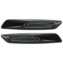 LED-Blinker für BMW F10/F11, PMMA-Frontlinsengehäuse, hochglänzende Oberfläche, Seitenmarkierungsleuchten für die Frontstoßstange mit