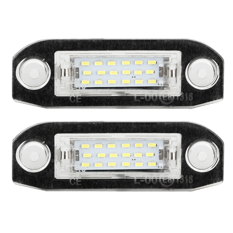 Xenon Led License Plate Error Free Plug & Play 4 Volvo Direct Replacement Durable Material Low Power Consumption Super Bright Long White/Light 9139052959156