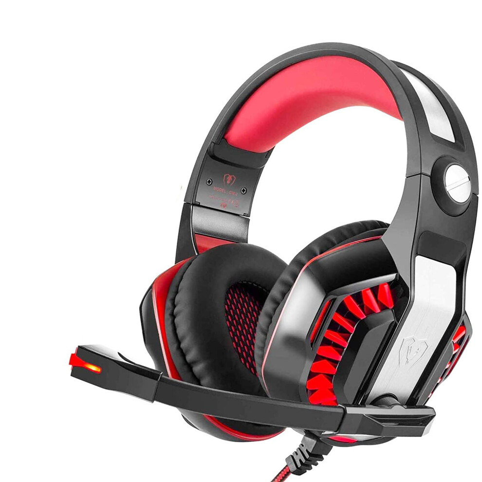 Ultra- Comfort Gaming Headset, Noise Cancelling Microphone Powerful Bass Surround Sound, For Ps4 Ps5 Xbox One Switch Pc, Deep Bass Stereo Sound Light 9416038537066