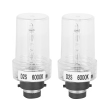 Faro allo xeno per 4 veicoli, lampadina HID 35W D2S 6000K super luminosa di ricambio, lampadine universali per auto con base antiurto, lunga durata