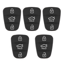 Ersättning för fjärrnyckel med 3 knappar4Select Vehicles, reservdelar till smart fjärrnyckel med förbättrad taktil respons, gummimaterial