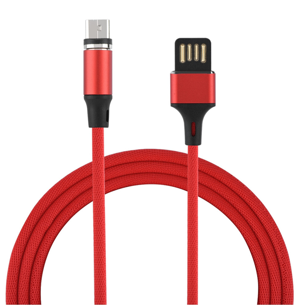 Magnetic Charging Cable For Fast Charging, Fast Charging Data Transfer Magnetic Cord With 360 Degree Rotating And Durable Design Nylon Braided Magneti 9486358081082