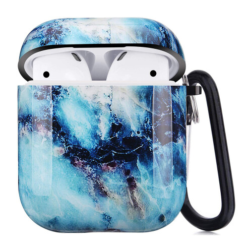 Κομψή θήκη AirPods, χαριτωμένη προστατευτική σκληρή θήκη με τυπωμένο σχέδιο και