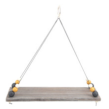 Rustikale Wandregale, Aufbewahrungslösungen für die Inneneinrichtung, Boho-Wandregale, Hängeregale aus Holz, Makramee-Pflanzenampeln für