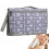 Foldable Changing Mat  Waterproof Bed Protector, Travel Mat for Pushchair Grey stripes 1