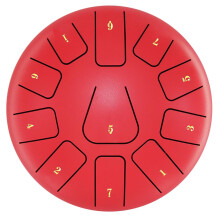 8 Steel Tongue Drum, 11 Tone Tambourine with Drumsticks and Fingerpicks for Meditation Tambourine Instrument L