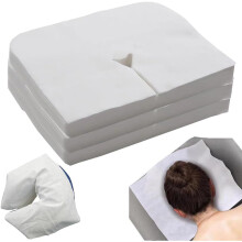 Massage table face cradle cover Bulk pack massage chair face towels, Soft covers for facial cushions Beauty salon home travel daily care