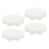 4 Pezzi Coperchio In Silicone Per Tazza In 1
