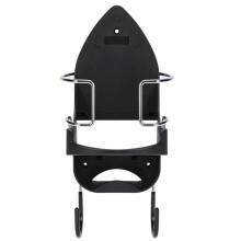 Ironing board holder Wallmounted iron stand Ironing board hanger Household iron holder Hanging ironing board holder (Black) Black