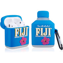 Kawaii Airpods-suoja, muodikas iskunkestävä kuori, ainutlaatuinen muotoilu suojakotelo Apple Airpods 1:lle ja 2:lle, söpö silikoninen