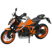 1/12 Metal Die Cast Motorcycle Toy, 1290 Super Duke R Alloy Motorcycle Model, Sports Motorcycle Racing Model Series, Men Kids Boys Gift Cream