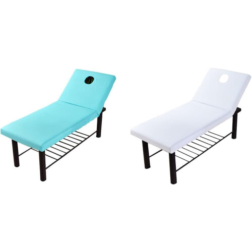 Bed sheet processing, sofa cover, craftsmanship with elastic strap, allaround wrap, breathable massage accessories, corded edge, blue 2