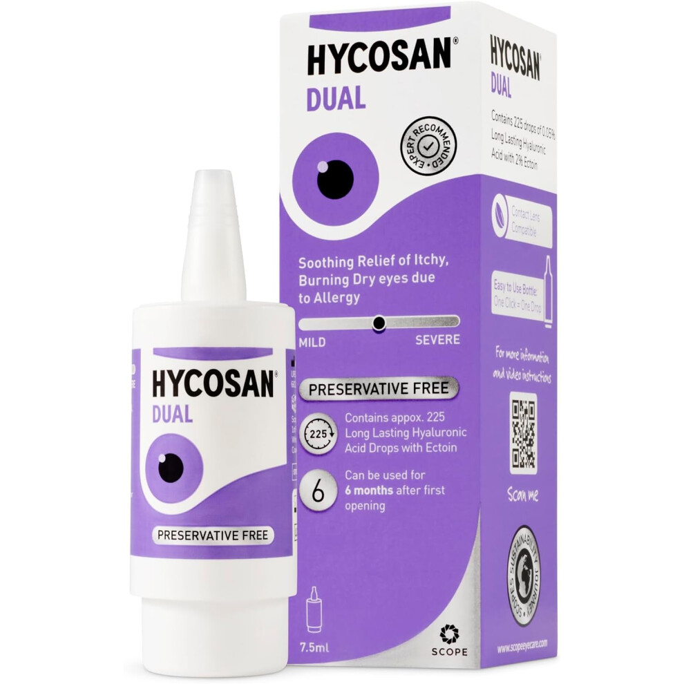 Hycosan Dual - Double Action Eye Drops