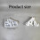 Durability Elastics Dog Cats Statue Silicone Mold for Cement 3