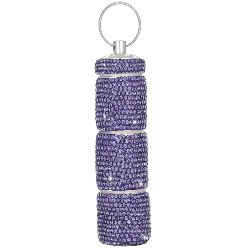 Portable Keychain Pill Holder Case Waterproof Pill Container Carrier for Bags Purse Travel Bag Pills Box Outdoor Ref: 5739